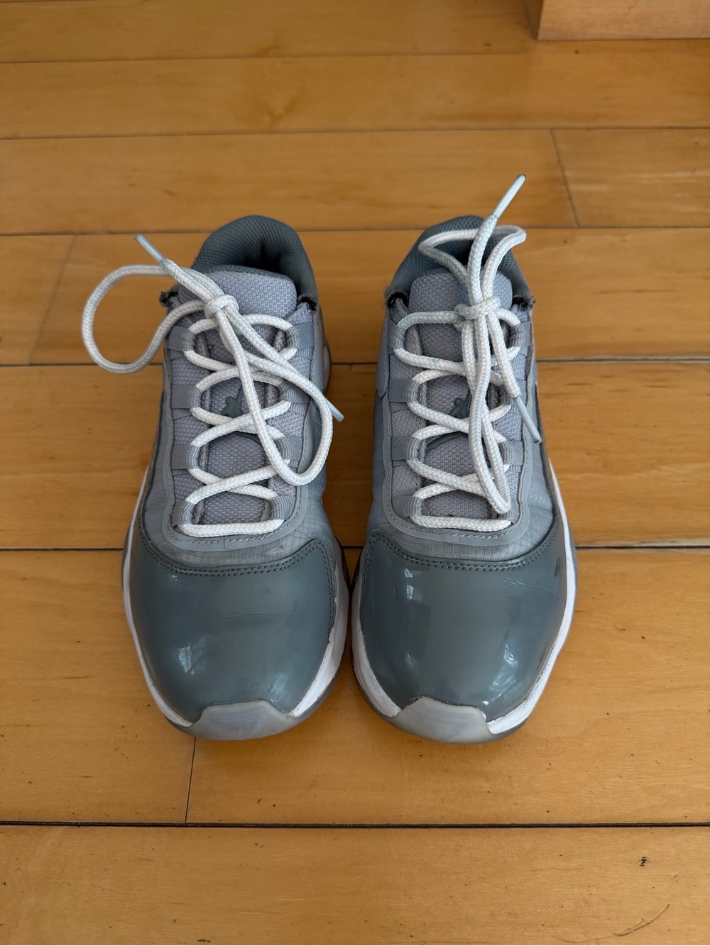 Kids Jordan Gray Athletic Sneakers - Comfortable Everyday Shoes